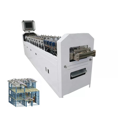 cangzhou C89 C140 C150 değiştirilebilir 0.75-1.2mm çelik çerçeveleme makinesi villa prefabrik ev inşa makinesi