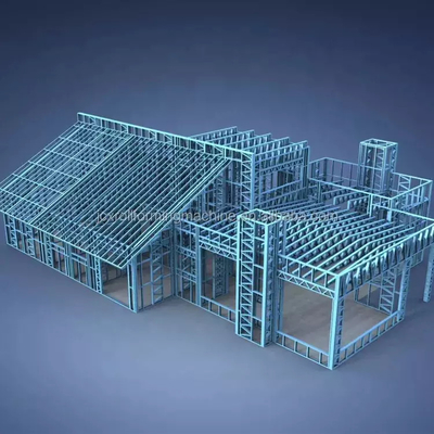 cangzhou C89 C140 C150 değiştirilebilir 0.75-1.2mm çelik çerçeveleme makinesi villa prefabrik ev inşa makinesi