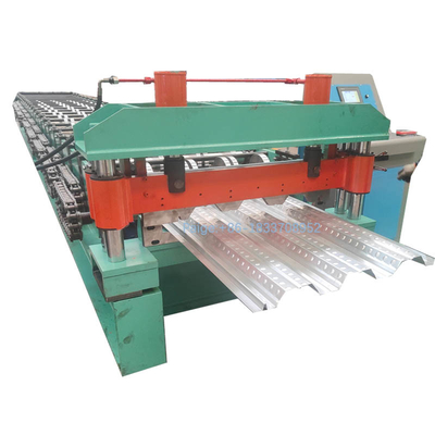 METAL ÇELİK GALVANİZLİ ÇELİK LEVHA DECKING ZEMİN ÜRETİM RULO ŞEKİLLENDİRME HATTI