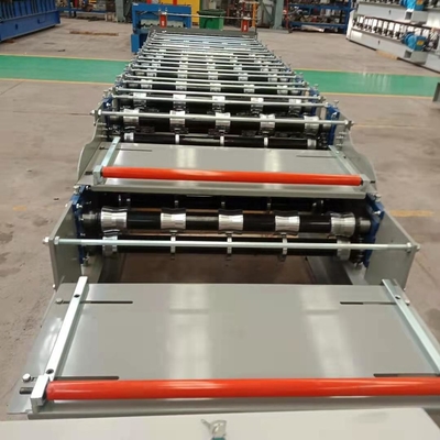 Metal Ibr Box Profil Çatı Duvar Paneli İçin Çelik Çift Katmanlı Rulo Şekillendirme Makinesi