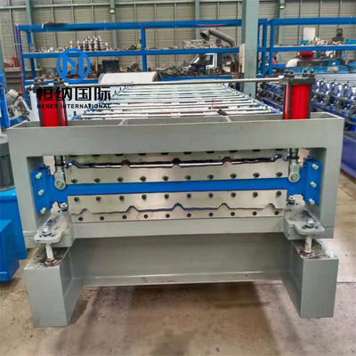 Ibr Trapez Çatı Duvar Paneli İçin Renkli Çelik Çift Katmanlı Rulo Şekillendirme Makinesi