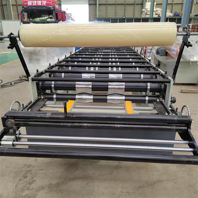 Metal Çatı Paneli Rulo Şekillendirme Makinesi PLC Kontrol Filmi 0.3-0.8mm