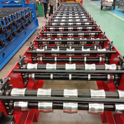 Kaburga Çatı Paneli Rulo Şekillendirme Makinesi 15m / Dak Çatı Paneli Yapma Makinesi