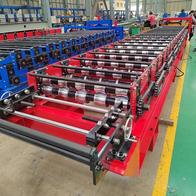 Demir 0.3-0.8mm trapez çatı sac rulo şekillendirme makinesi metal panel yapma makinesi