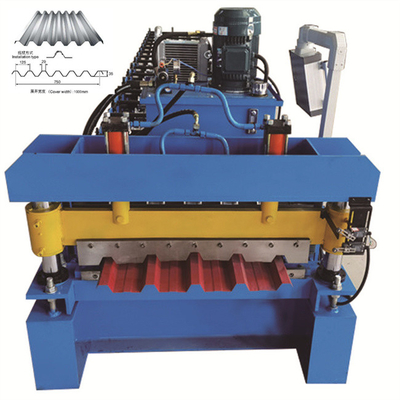 Ev için kullanılan Galvalume yüksek hızlı çatı paneli rulo şekillendirme makinesi 0.3-1mm