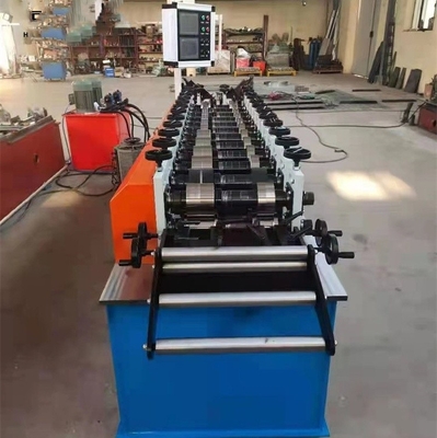 Alçıpan Profilleri Yapmak İçin Çelik Çift C ve U Line Hafif Çelik Saplama Rulo Şekillendirme Makinesi