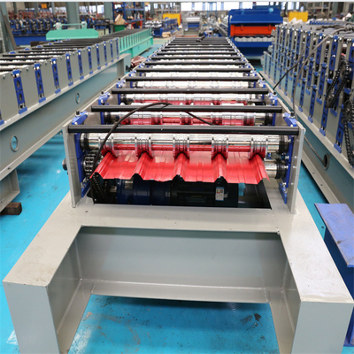 Renkli çelik 15-20m / dak çatı paneli rulo şekillendirme makinesi tam otomatik 0.3-0.8mm