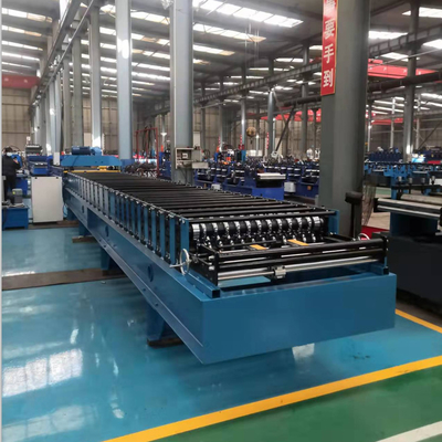 Duvar Panelleri ve Çatı Levhaları İçin Özelleştirilmiş Metal Oluklu Sac Rulo Şekillendirme Makinesi