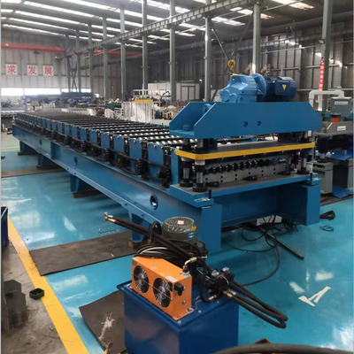 Duvar Panelleri ve Çatı Levhaları İçin Özelleştirilmiş Metal Oluklu Sac Rulo Şekillendirme Makinesi