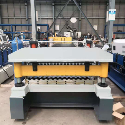 Yapı Malzemesi İçin Metal Renkli Çelik Çatı Sayfası Oluklu Sac Rulo Şekillendirme Makinesi