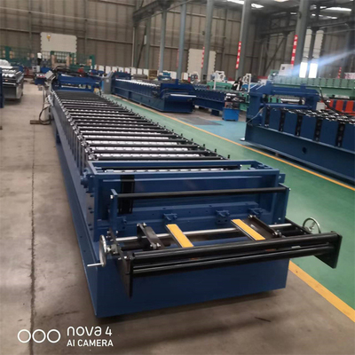 Boyalı Kaplamalı Metal Oluklu Dalgalı Çatı ve Duvar Paneli Soğuk Rulo Şekillendirme Makinesi