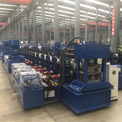 Soğuk Çelik Korkuluk Rulo Şekillendirme Makinesi İki Tepe Üç Dalga