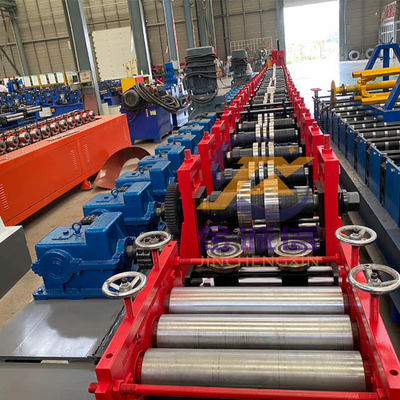 Güneş Yapısı PLC C Kanal Şekillendirme Makinesi için 23M / MIN Rulo Şekillendirme Makinesi