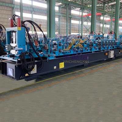 25m / Min Boyut Değiştirilebilir CZ Aşık Rulo Şekillendirme Makinesi Hidrolik Motor Sürücüsü