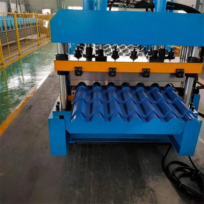 Yapı malzemesi adım kiremit soğuk rulo şekillendirme makinesi renk çelik özelleştirmek