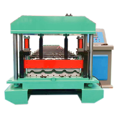 Metal Demir Sırlı Kiremit Rulo Şekillendirme Makinesi 0.3-0.8mm İncelik