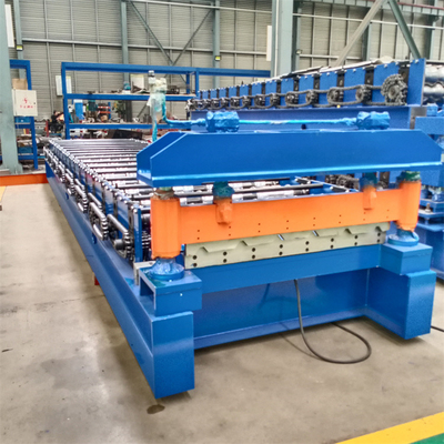 1200mm 1220mm Metal Renkli Çelik IBR 6 Kaburga Çatı Duvar Paneli Rulo Şekillendirme Makinesi
