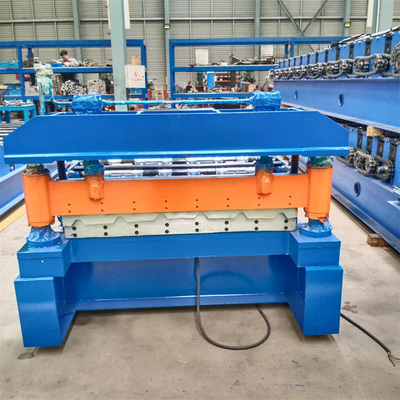 1200mm 1220mm Metal Renkli Çelik IBR 6 Kaburga Çatı Duvar Paneli Rulo Şekillendirme Makinesi