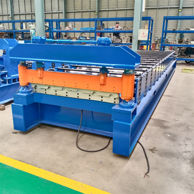 Özelleştirilmiş Metal Renkli Çelik Galvanizli Trapez IBR 6 Kaburga Çatı Paneli Rulo Şekillendirme Makinesi