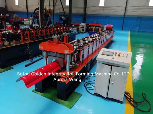 Fabrika Fiyatı ile Kaliteli Galvanizli Çatı Ridge Cap Cover Üretim Hattı Makinesi