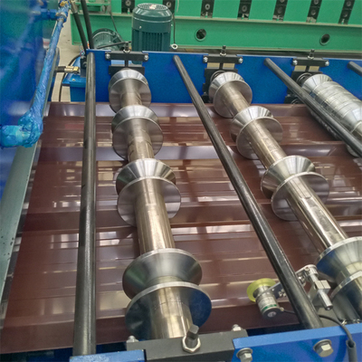 Duvar Paneli İçin Ön Boyalı Çelik Galvanizli Ibr Çatı Paneli Rulo Şekillendirme Makinesi