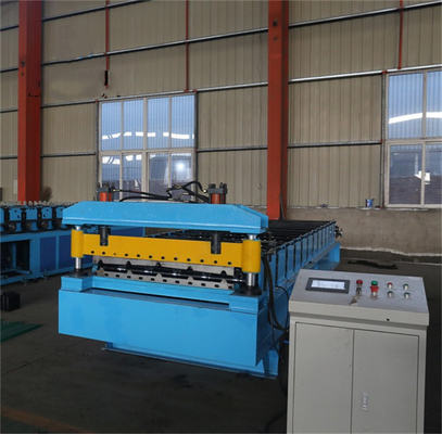 380V Çatı Paneli Rulo Şekillendirme Makinesi Trapez Ibr Çatı Makinesi