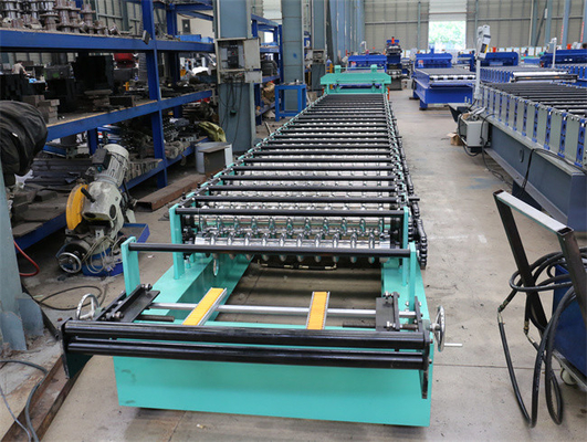 Renkli Çelik Oluklu Sac Makine PLC Kontrol Hidrolik İstasyon