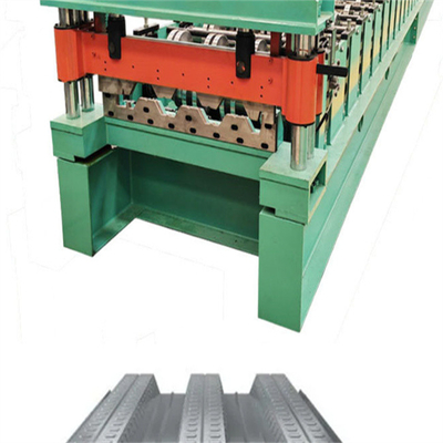 0.8mm-1.5mm Zemin Döşeme Rulo Şekillendirme Makinesi galvanizli Yüksek Hızlı