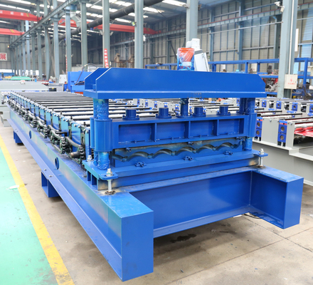 Metal Sırlı Kiremit Renkli Çelik Kiremit Profil Sac Rulo Şekillendirme Makinesi