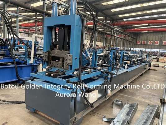11kW CZ Aşık Rulo Şekillendirme Makinesi Boyut Ayarı 80-300mm Çelik Yapı Evleri İçin