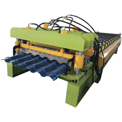 CE Sırlı Çini Rulo Şekillendirme Makinesi Renkli Çelik Metal Kiremit Makinesi