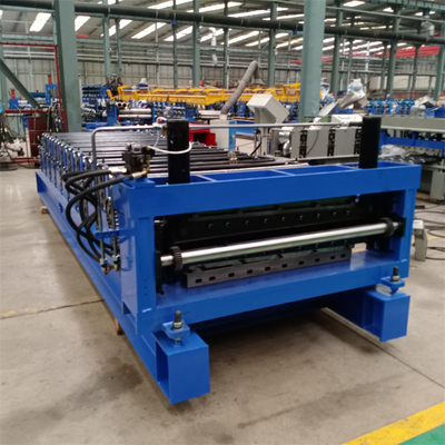 Renkli çelik çift katmanlı rulo şekillendirme makinesi tam otomatik 0.3mm-0.8mm