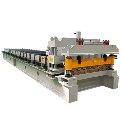İnşaat Malzemesi Çatı Levhaları İçin 4kw Sırlı Çini Rulo Şekillendirme Makinesi