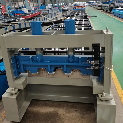 Renkli Çelik Zemin Döşeme Rulo Şekillendirme Makinesi 0.8-1.5mm Kalınlık