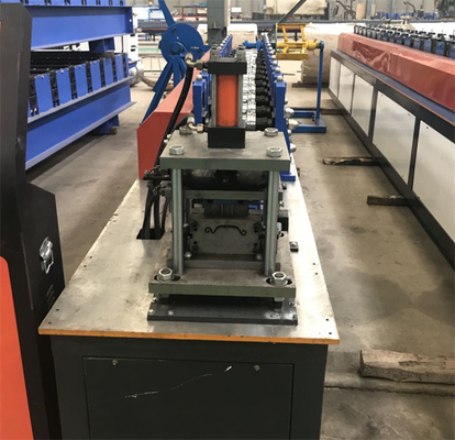 Metal Kepenk Kapı Rulo Şekillendirme Makinesi Çift Panjur Kapı Çıta Makinesi