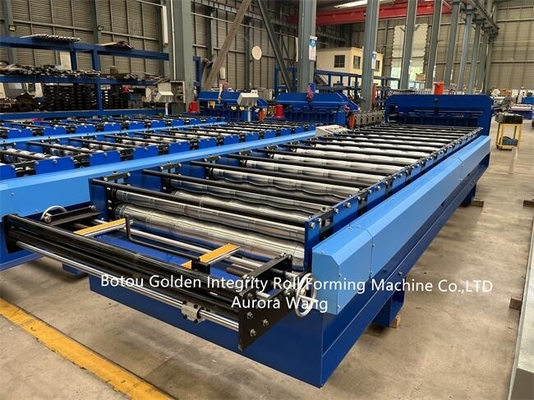 JCX Sırlı Karo Soğuk Rulo Şekillendirme Makinesi Alüminyum Delta PLC Kontrolü