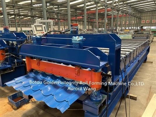 5.5Kw Sırlı Çini Rulo Şekillendirme Makinesi Otomatik PLC Detla Sistemi