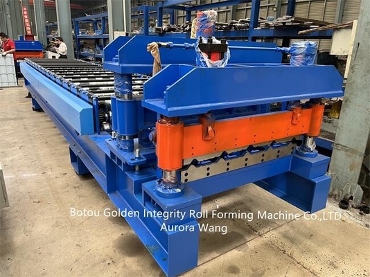 1200mm Sırlı Çini Rulo Şekillendirme Makinesi JCX Kiremit Yapma Makinesi