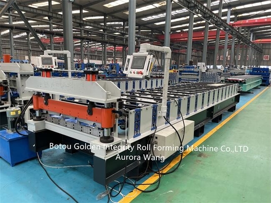 Bina İçin Otomatik Galvanizli Sırlı Çini Rulo Şekillendirme Makinesi