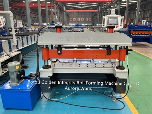 Bina İçin Otomatik Galvanizli Sırlı Çini Rulo Şekillendirme Makinesi