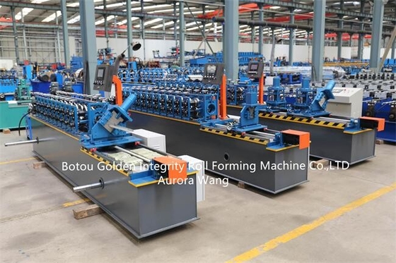 Çelik Çerçeve Saplama ve Palet Makinesi 0.3-1.2mm alçıpan profil makinesi