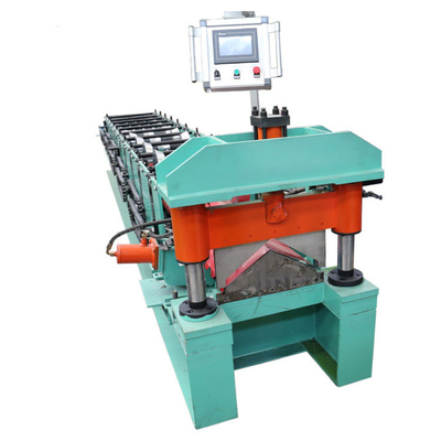Özelleştirilmiş Çatı Sırtı Kapağı Rulo Şekillendirme Makinesi 610mm-1220mm Besleme Genişliği