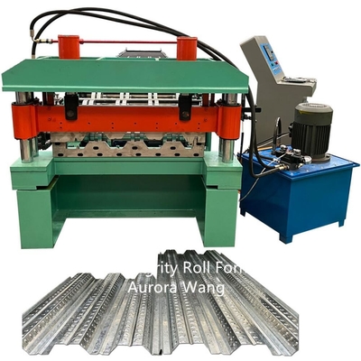 1220mm Zemin Döşeme Rulo Şekillendirme Makinesi CE Yer Karosu Yapma Makinesi