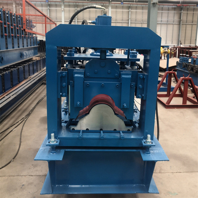 Sırlı Çatı Sırtı Kapağı Rulo Şekillendirme Makinesi Galvanizli Metal Renkli Çelik