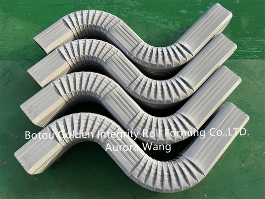 Çatı için Galvanizli Çelik Downspout Boru Rulo Şekillendirme Makinesi 20m / Dak