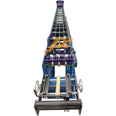 Ppgi Galvanizli Çatı Ridge Cap Rulo Şekillendirme Makinesi Renk Kaplamalı