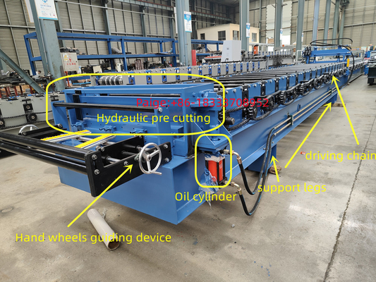 TR4 TR5 Metal Çatı Paneli Rulo Şekillendirme Makinesi Q235 Çelik