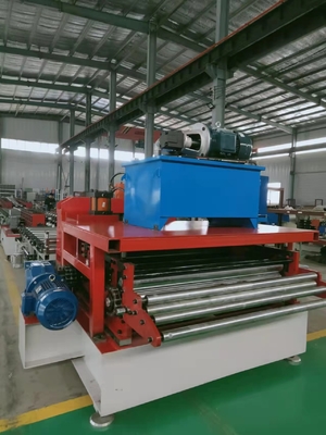 Mavi 12m/Dk Kablo Kanalı Rulo Şekillendirme Makinesi 18 Silindir İstasyonları