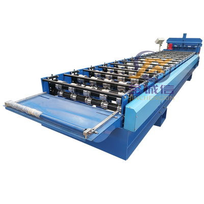 0.3-0.7mm Sırlı Çini Rulo Şekillendirme Makinesi PLC Adım Çini Yapma Makinesi