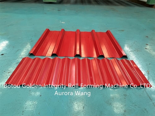 12m / Min Metal Çatı Rulo Eski ISO9001 CE Kiremit Şekillendirme Makinesi